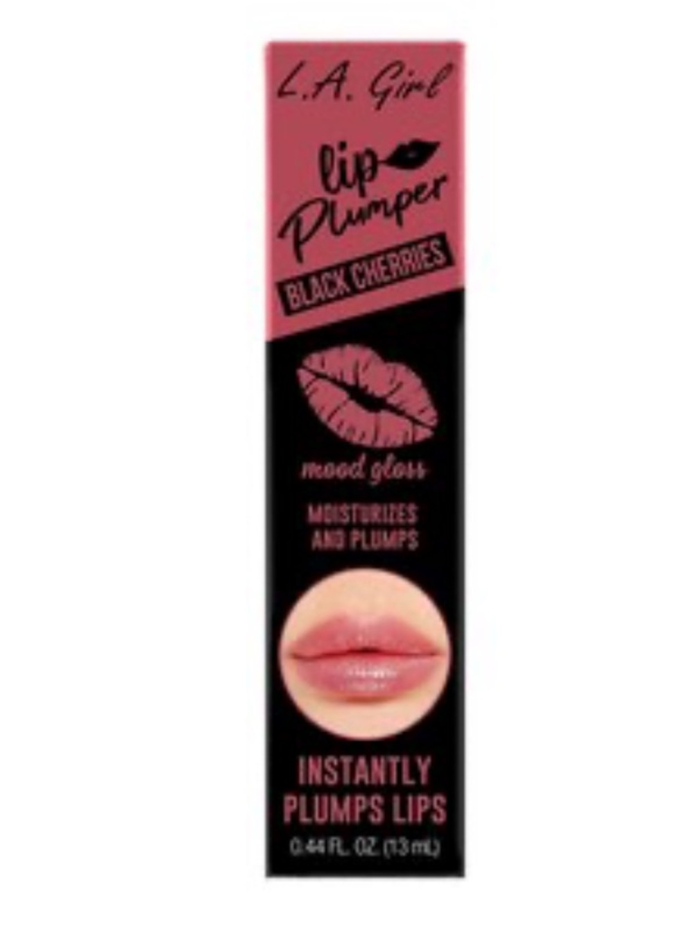 NEW in box L.A. Girl Tinted Lip Plumper - Black Cherries. Moisturizes. 13 mL